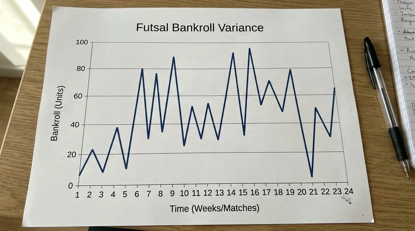 Bankroll-Management bei hoher Futsal-Varianz