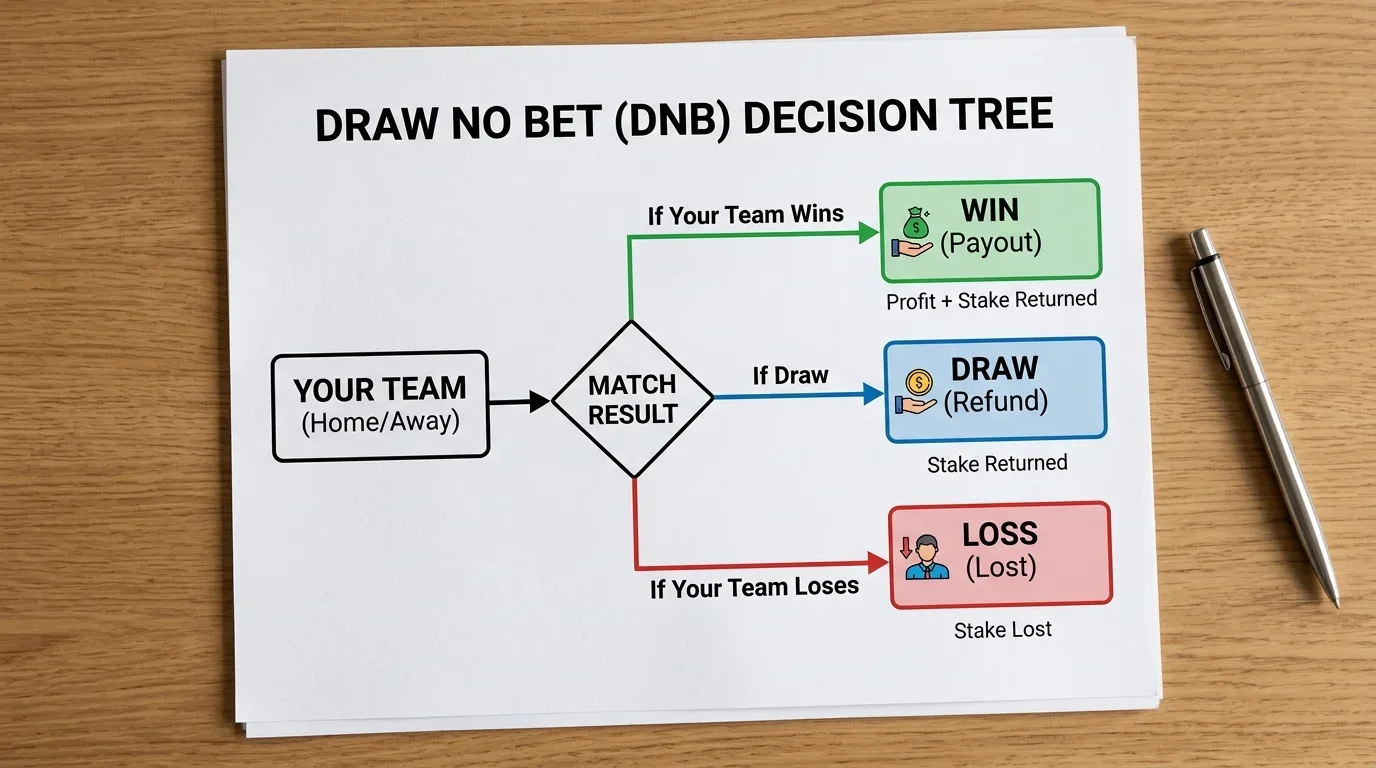 Mechanismus von Draw No Bet beim Futsal
