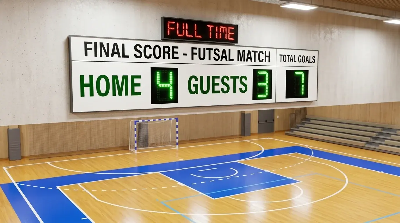 Darstellung der Futsal-Standard-Torlinie 6.5 im Vergleich zur Rasenfußball-Linie 2.5