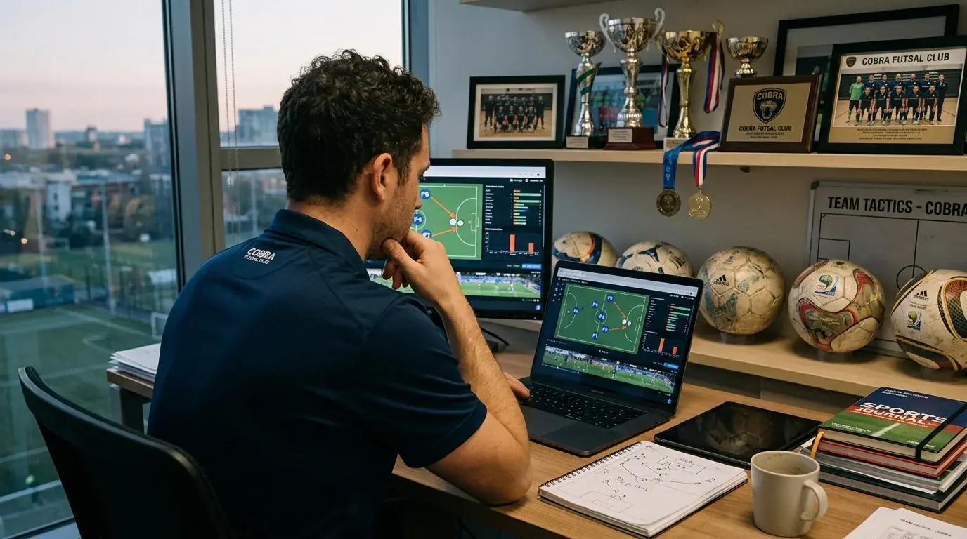 Strategische Linienwahl mit Push-Faktor beim Futsal