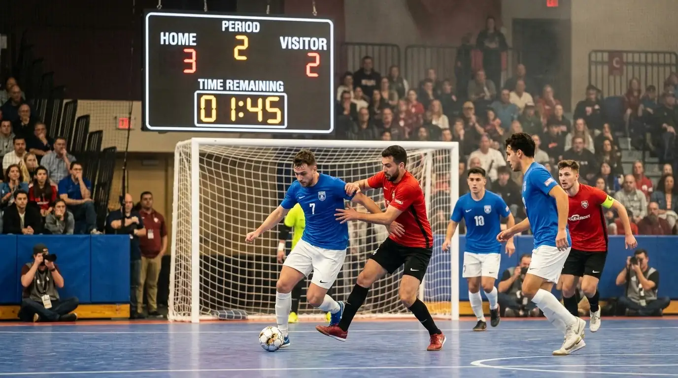 Vorteil der Netto-Zeit für Futsal-Live-Wetten