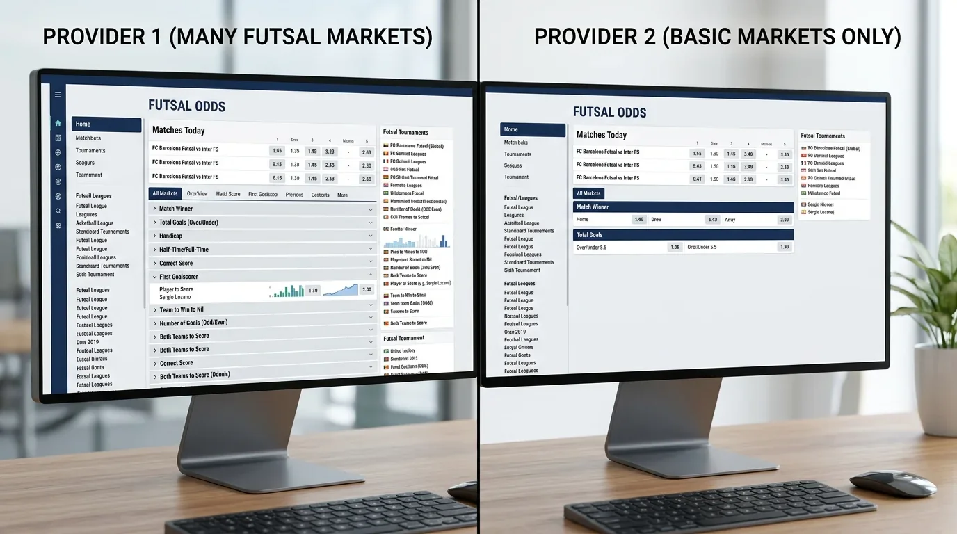 Markttiefe als Auswahlkriterium beim Futsal