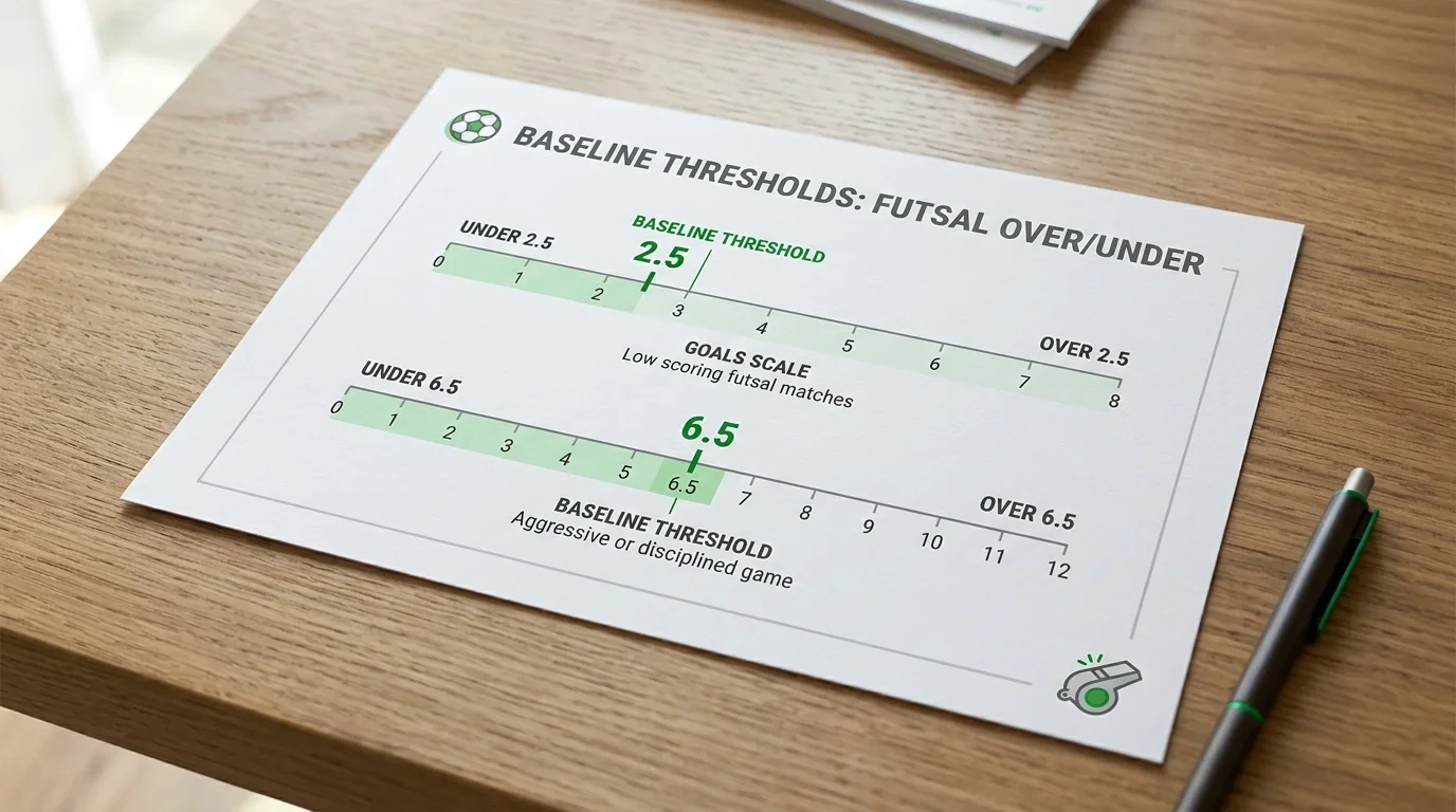 Verschiebung der Basislinie beim Futsal auf 6.5