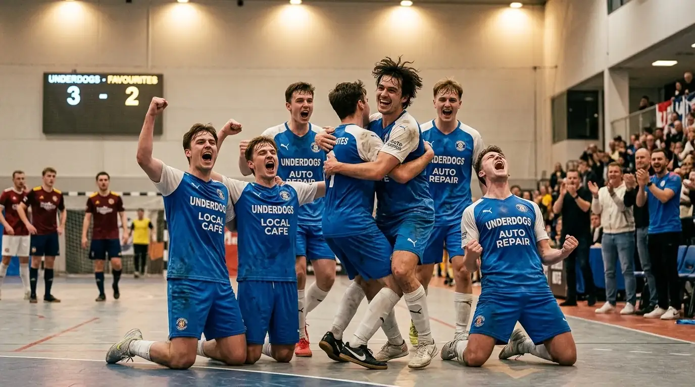 Plus-Handicap für Außenseiter beim Futsal
