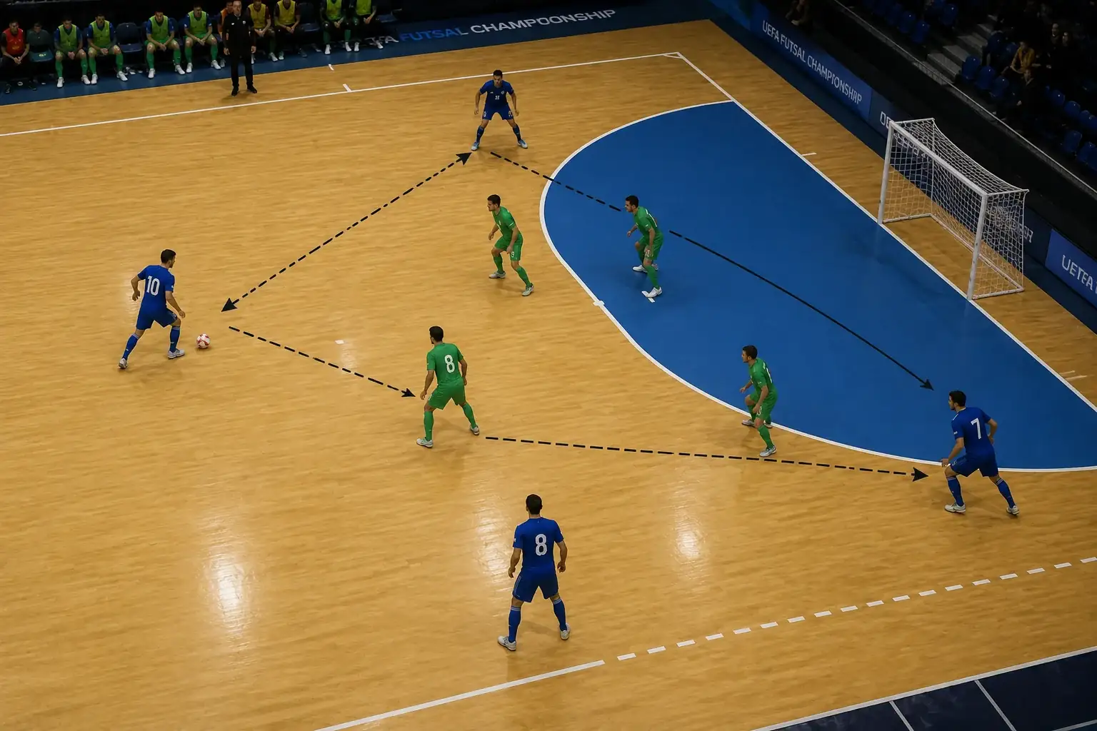 Taktische Spielsituationen beim Futsal Power Play