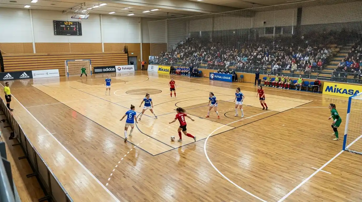 Torchancen durch kleines Spielfeld beim Futsal