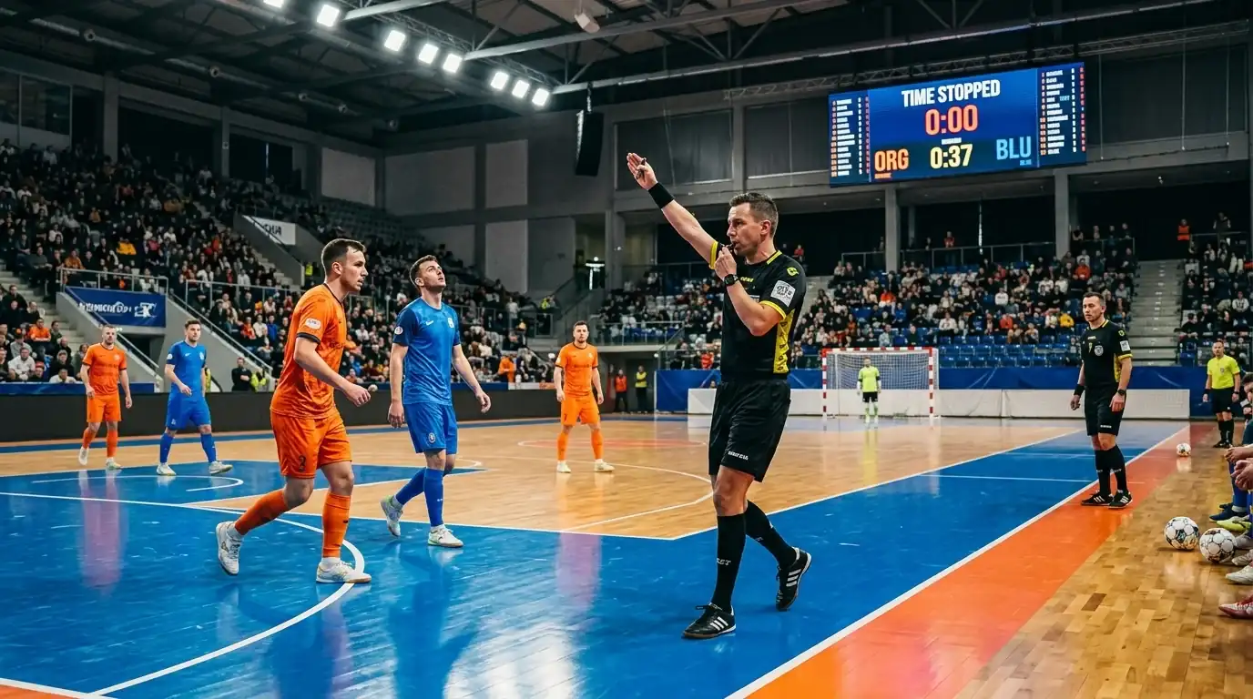 Auswirkung der gestoppten Uhr auf Futsal-Wetten