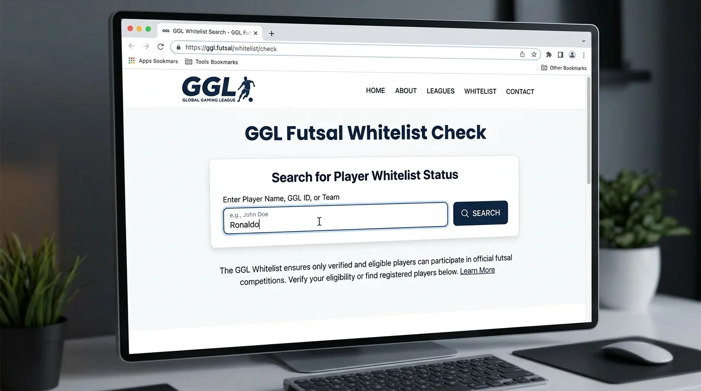 GGL-Whitelist-Prüfung für Futsal-Anbieter
